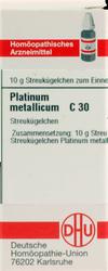 Produktbild von PLATINUM METALLICUM C 30 Globuli 10 g