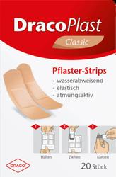 Produktbild von DRACOPLAST Classic Pflasterstrips 20 St