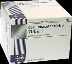 Produktbild von CALCIUMACETAT NEFRO 700 mg Filmtabletten 200 St