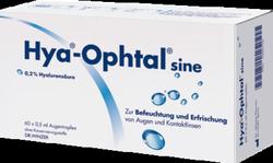 Produktbild von HYA OPHTAL sine Augentropfen 60X0.5 ml
