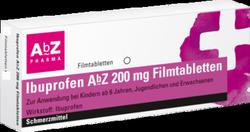 Produktbild von IBUPROFEN AbZ 200 mg Filmtabletten 20 St