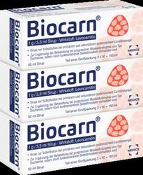 Produktbild von BIOCARN Sirup 3X50 ml