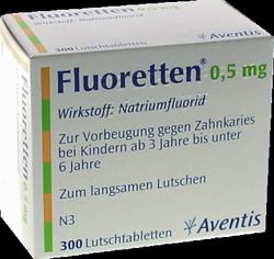 Produktbild von FLUORETTEN 0,5 mg Tabletten 300 St