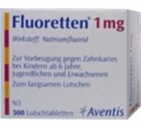 Produktbild von FLUORETTEN 1,0 mg Tabletten 300 St