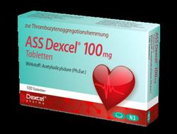 Produktbild von ASS Dexcel 100 mg Tabletten 100 St