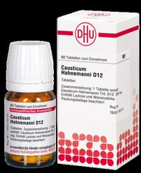Produktbild von CAUSTICUM HAHNEMANNI D 12 Tabletten 80 St