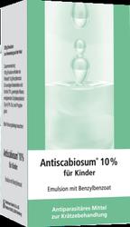 Produktbild von ANTISCABIOSUM 10% f.Kinder Emulsion 200 g