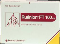 Produktbild von RUTINION FT 100 mg Tabletten 100 St