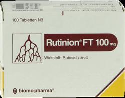 Produktbild von RUTINION FT 100 mg Tabletten 200 St
