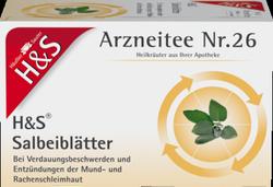 Produktbild von H&S Salbeiblätter Tee Filterbeutel 20X1.6 g