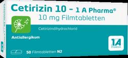 Produktbild von CETIRIZIN 10-1A Pharma Filmtabletten 50 St
