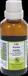 Produktbild von YERBA SANTA F Komplex Nr.106 Dilution 50 ml