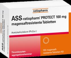 Produktbild von ASS-ratiopharm PROTECT 100 mg magensaftr.Tabletten 100 St