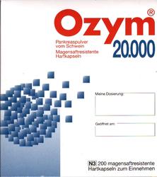 Produktbild von OZYM 20.000 Hartkapseln magensaftr. 200 St
