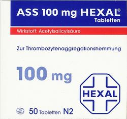 Produktbild von ASS 100 HEXAL Tabletten 50 St