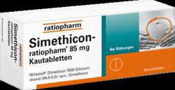 Produktbild von SIMETHICON-ratiopharm 85 mg Kautabletten 20 St