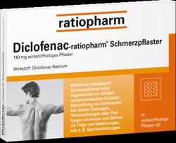 Produktbild von DICLOFENAC-ratiopharm Schmerzpflaster 10 St