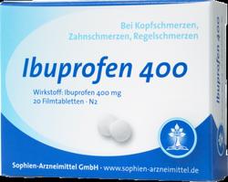 Produktbild von IBUPROFEN Sophien 400 Filmtabletten 20 St