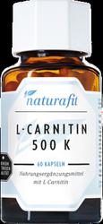 Produktbild von NATURAFIT L-Carnitin 500 K Kapseln 60 St