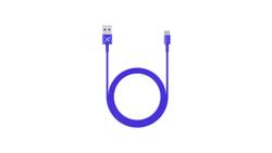 Produktbild von Xlayer Kabel Colour Line Micro USB to USB 1m Blue