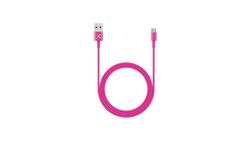 Produktbild von Xlayer Kabel Colour Line Micro USB to USB 1m Pink