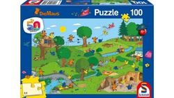 Produktbild von Schmidt Spiele - Kinderpuzzle - Die Maus - Im Spielpark, 100 Teile