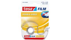 Produktbild von tesafilm® doppelseitiges Klebeband mit Abroller 7,5m x 12mm