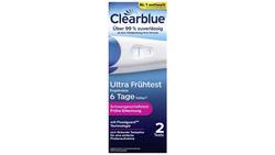 Produktbild von Clearblue Schwangerschaftsfrühtest Ultra Frühtest (10 mIU), Ergebnisse 6 Tage früher, 2 Tests