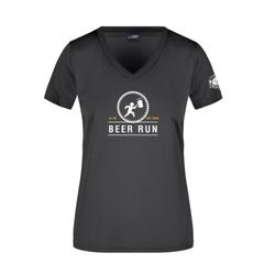 Produktbild von Beer Run Damen T-Shirt, XS, schwarz