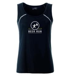 Produktbild von Beer Run Damen Tanktop, M, schwarz