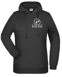 Produktbild von Beer Run Damen Hoody, XL, schwarz