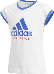 Produktbild von Jugend-T-Shirt YG SPORT ID TEE, 140, WHITE/HIRBLU/BLACK