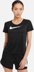 Produktbild von  W NK SWOOSH RUN TOP SS, L, BLACK/REFLECTIVE SILV