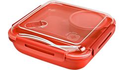 Produktbild von rotho Lunchbox mit Besteck und separatem Behälter 1.1l