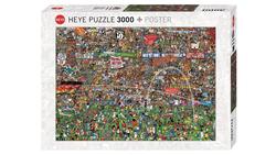 Produktbild von Heye Standardpuzzle 3000 Teile - Football History