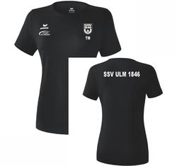 Produktbild von SSV Ulm 1846, Damen Funktions Teamsport T-Shirt Schwarz, 38 ja nein