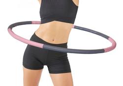 Produktbild von FITNESS-HOOP, grey-rose, Ø 90c 000 keine Farbe -
