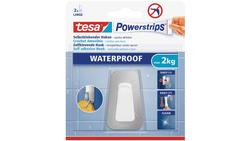 Produktbild von tesa Powerstrips® Waterproof Haken L Metall/Plast.