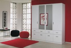 Produktbild von Drehtürenschrank ca. 181 x 199 x 54 cm rauch BLUE                 weiß
     | Möbel Inhofer