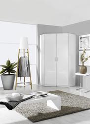 Produktbild von Eckkleiderschrank ca. 117 x 197 x 117 cm rauch BLUE                 weiß
     | Möbel Inhofer