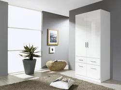 Produktbild von Drehtürenschrank ca. 91 x 197 x 56 cm Rauch Möbel                 weiß
     | Möbel Inhofer