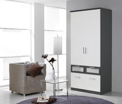 Produktbild von Drehtürenschrank ca. 91 x 56 x 199 cm rauch BLUE                 weiß
     | Möbel Inhofer