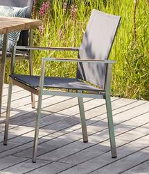 Produktbild von Stapelstuhl                 Metall
                    grau
    ca. 60 x 85 x 56 cm 
| Möbel Inhofer