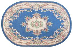 Produktbild von Handtuftteppich ca. 290 x 190 cm                 Blau
     | Möbel Inhofer