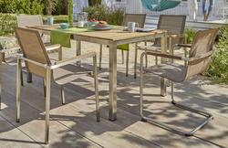 Produktbild von Gartentisch                 Metall
                    grau
    ca. 160 x 75 x 90 cm 
| Möbel Inhofer