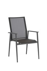 Produktbild von Stapelstuhl                 Textil
                    grau
    ca. 61 x 94 x 66 cm 
| Möbel Inhofer