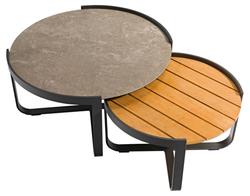 Produktbild von Loungetisch                 Metall
                    braun
    ca. 60 x 35 x 60 cm 
| Möbel Inhofer