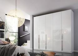 Produktbild von Drehtürenschrank ca. 251 x 223 x 60 cm rauch ORANGE                 weiß
     | Möbel Inhofer