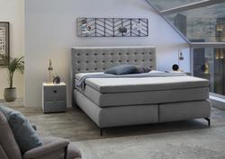 Produktbild von Boxspringbett ca. 216 x 122 x 194 cm Dreamoro                 grau
     | Möbel Inhofer