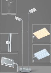 Produktbild von Stehleuchte                 LED
                    Tastdimmer
                    silber
    | Möbel Inhofer